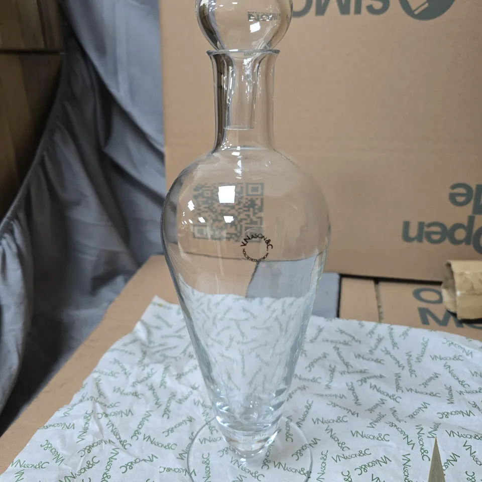VNASON & C BOTTLE DECANTER WITH STOPPER – WORLD COLLECTION