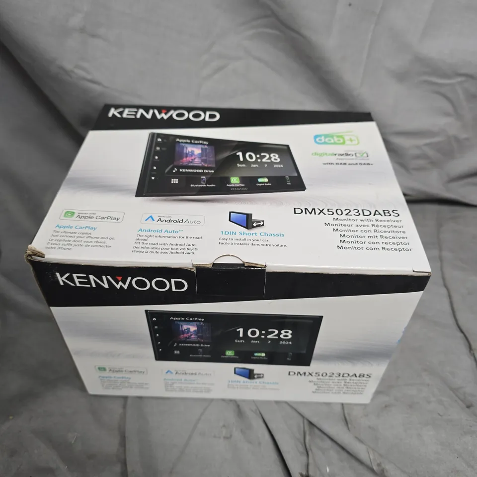 KENWOOD DMX5023DABS CAR STEREO HEAD UNIT – BOXED