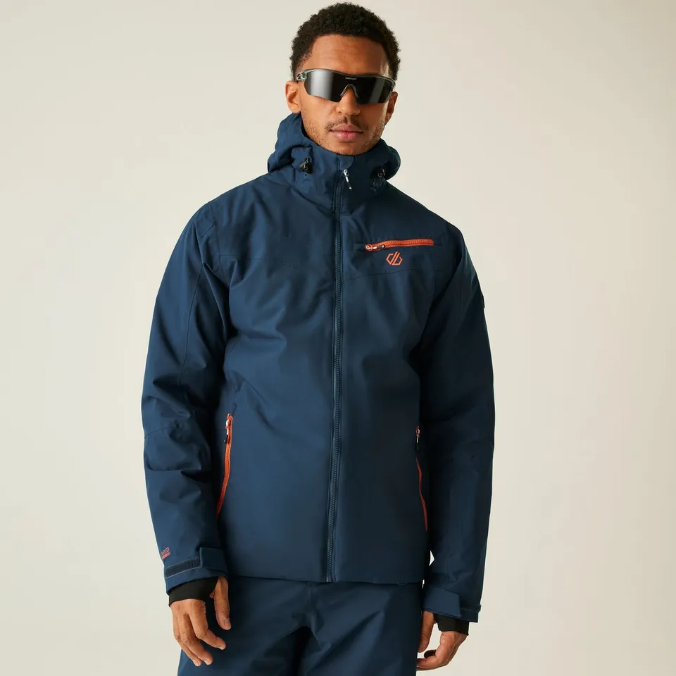 BRAND NEW REGATTA DARE 2B EAGLE II JACKET IN MOON;IGHT DENIM/ORANGE - 8XL