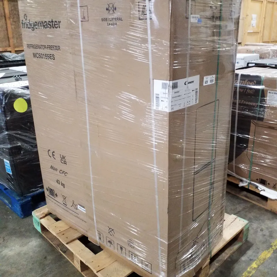 PALLET OF APPROXIMATELY 4 UNPROCESSED RAW RETURN WHITE GOODS TO INCLUDE