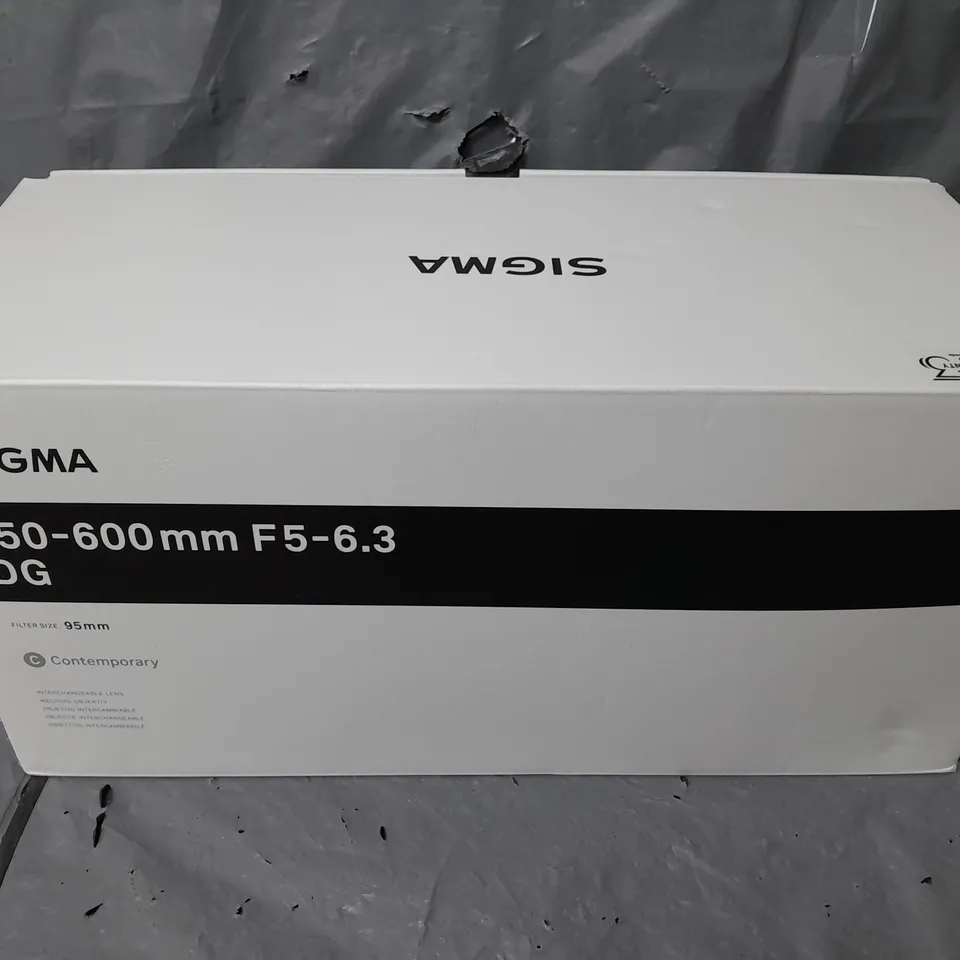 BOXED SIGMA 150-600MM F5-6.3 DG CONTEMPORARY LENS - COLLECTION ONLY