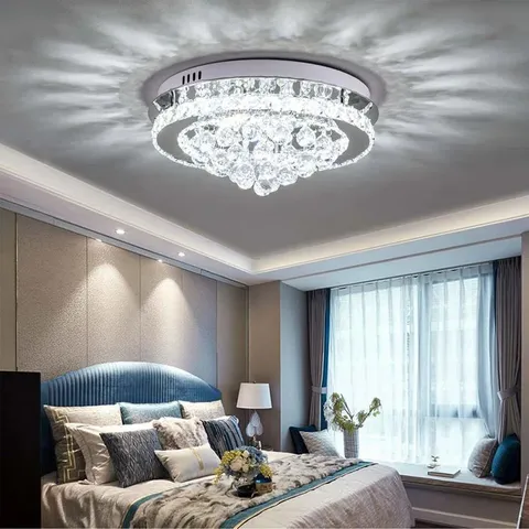 BOXED HURT 40CM LED CRYSTAL INTEGRATED FLUSH MOUNT LIGHT