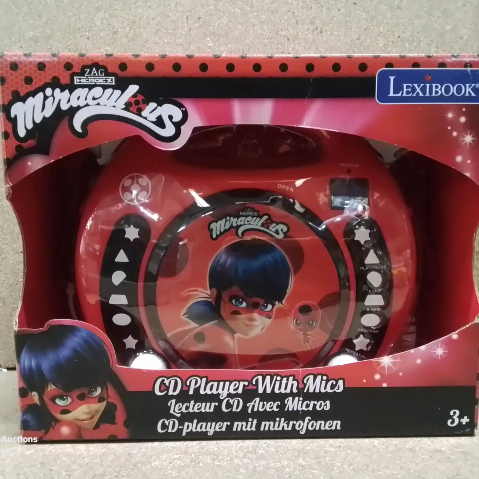 BOXED MIRACULOUS CD PLAYER WITH MICS