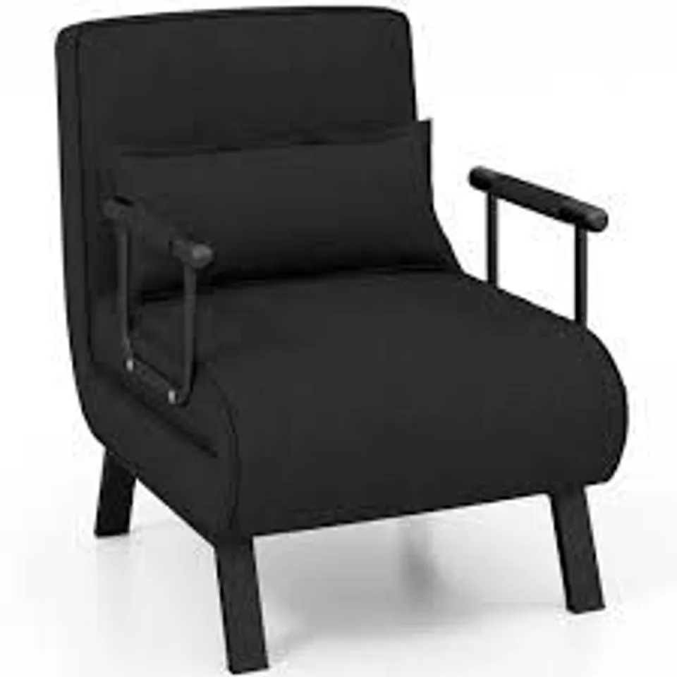 BOXED COSTWAY CONVERTIBLE SOFA BED 4-IN-1 WITH 6-POSITION ADJUSTABLE BACKREST