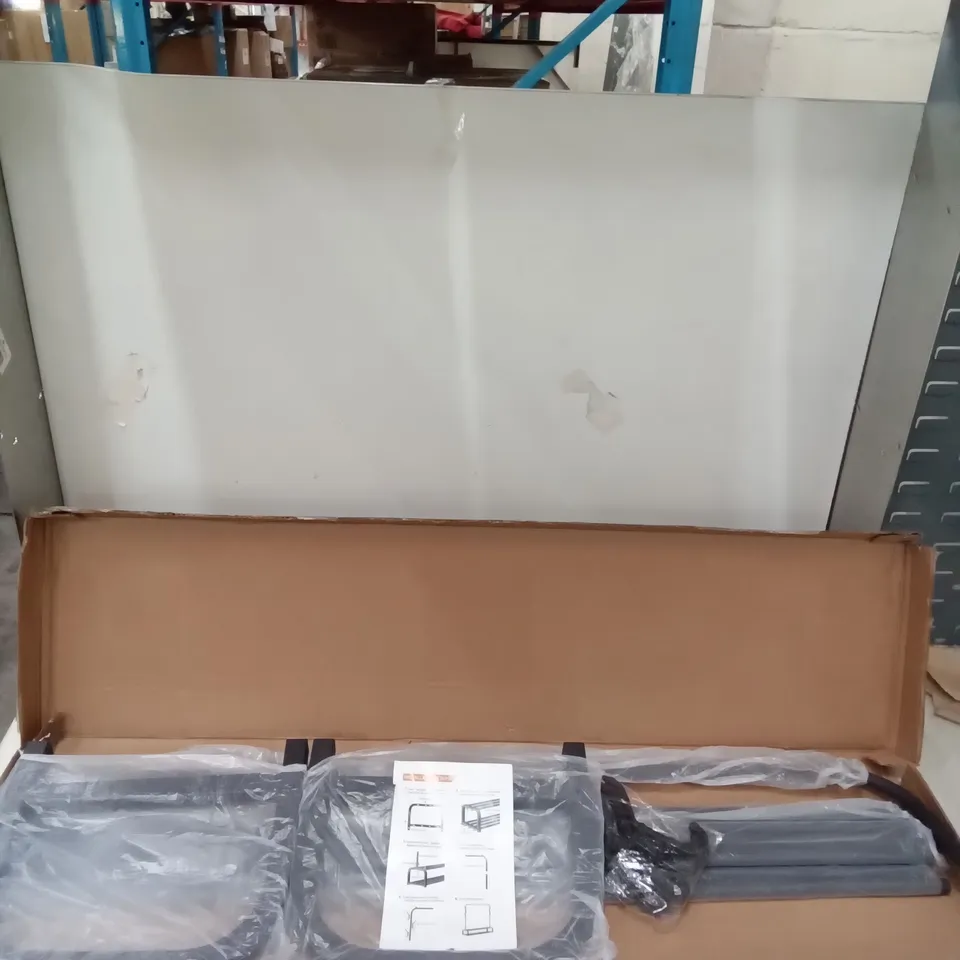 BOXED BLACK METAL CLOTHES RACK 