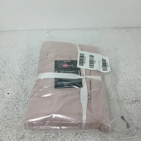 THE VERY COLLECTION LUXURY 400 THREAD COUNT SOFT TOUCH COTTON SATEEN 32 CM EXTRA DEEP FITTED SHEET DOUBLE