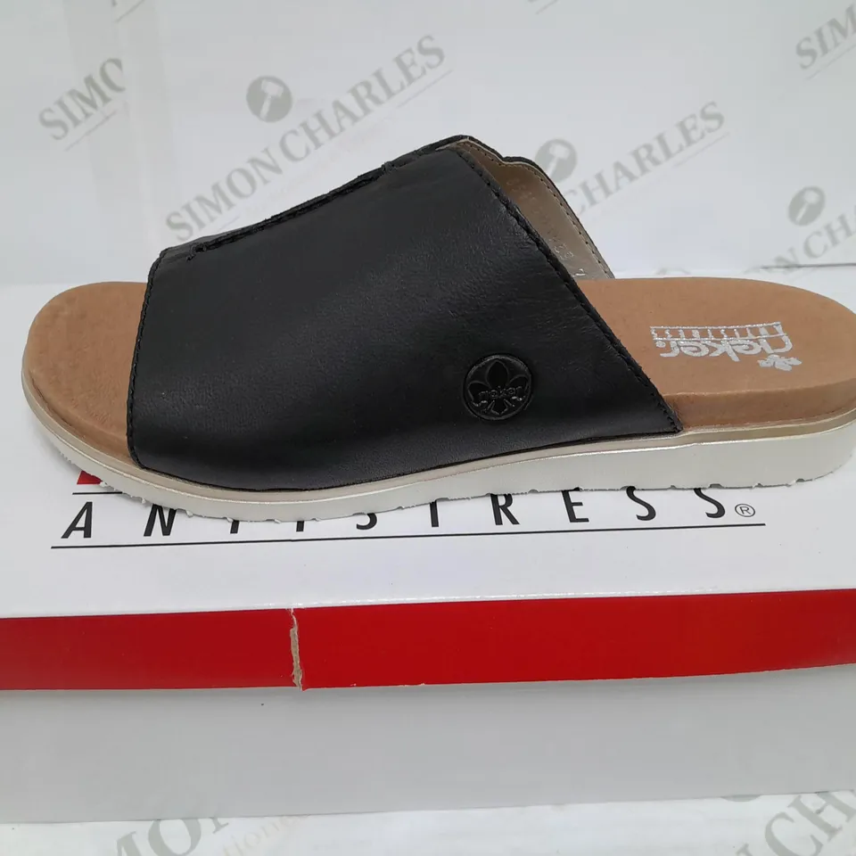 RIEKER ANTISTRESS BLACK SIZE 39