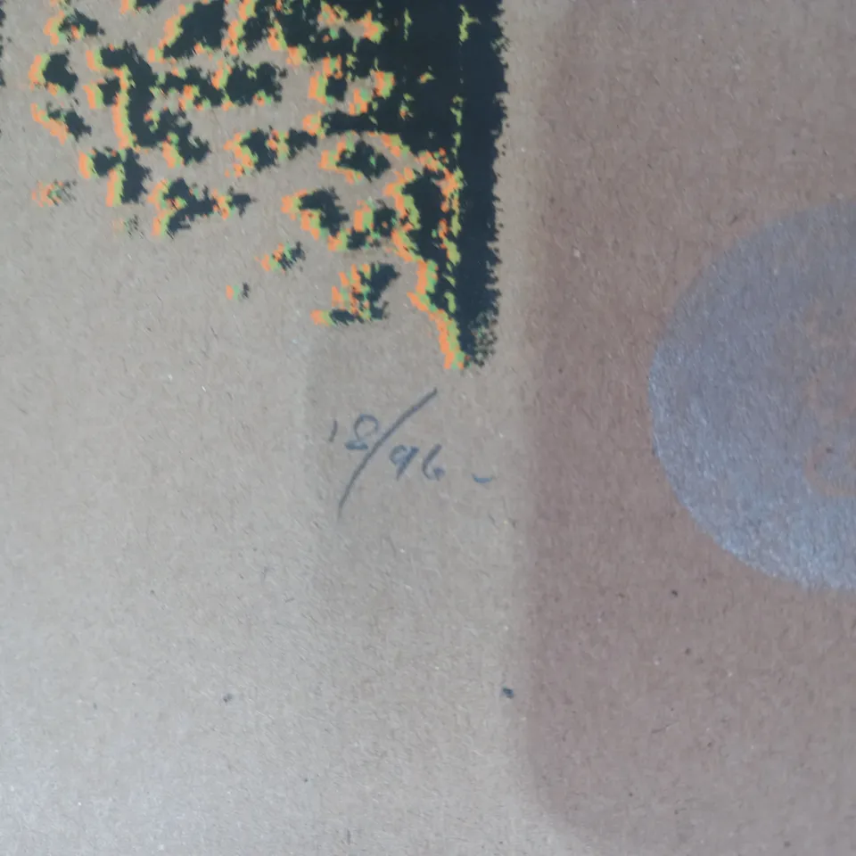 SIGNED LIMITED EDITION GLASS SIREN STUDIO ART PRINT (18/96)