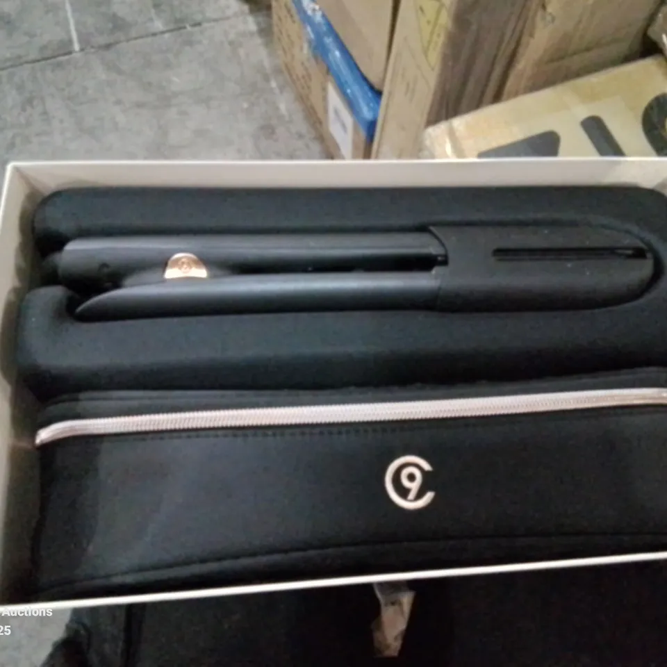 BOXED CLOUD 9 STRAIGHTENING IRONS AND CARRY CASE