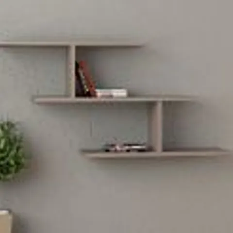 BRAND NEW BOXED MISI BOOKCASE - LIGHT MOCHA