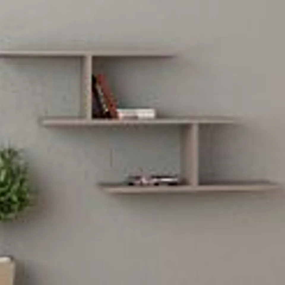 BRAND NEW BOXED MISI BOOKCASE - LIGHT MOCHA