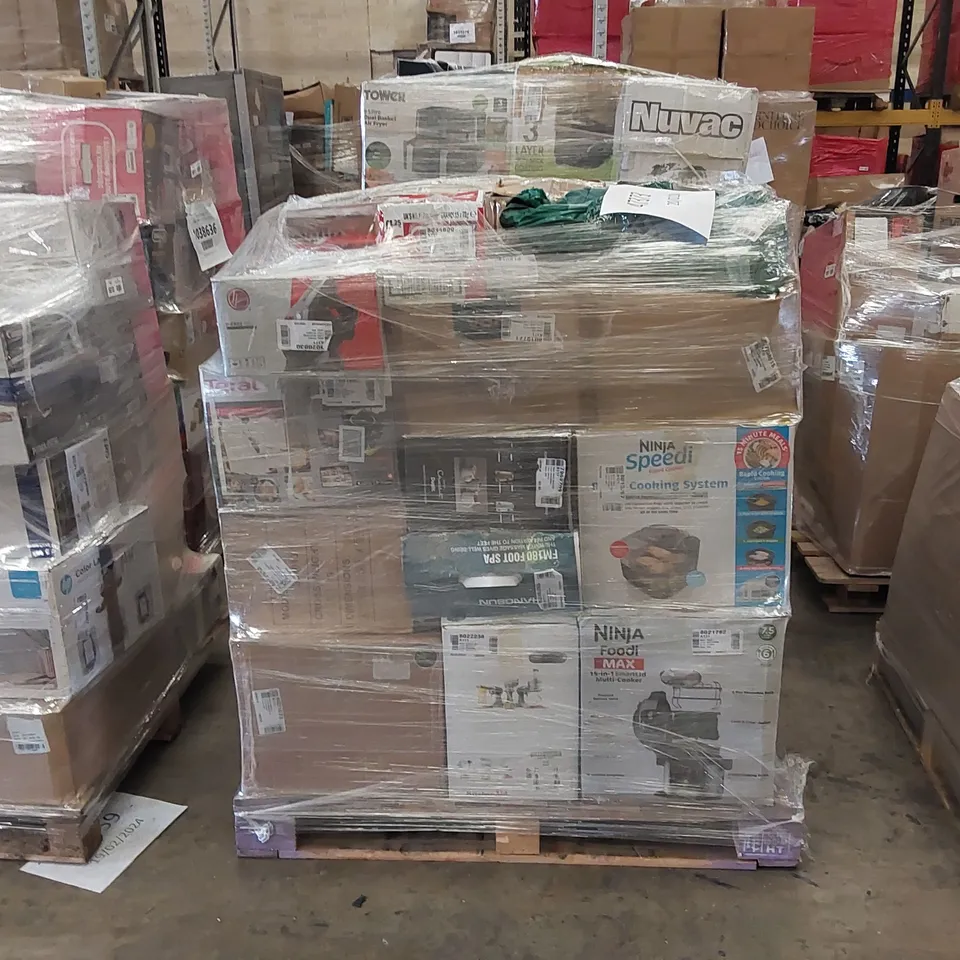 PALLET OF APPROXIMATELY 30 UNPROCESSED RAW RETURN HOUSEHOLD AND ELECTRICAL GOODS TO INCLUDE;