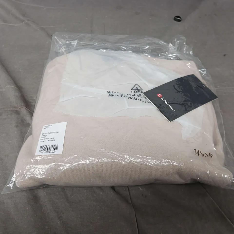 BAGGED LULULEMON STEADY STATE PULLOVER HOODIE - SIZE LARGE