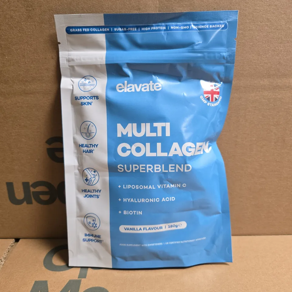 ELAVATE MULTI COLLAGEN SUPERBLEND VANILLA FLAVOUR (180G)