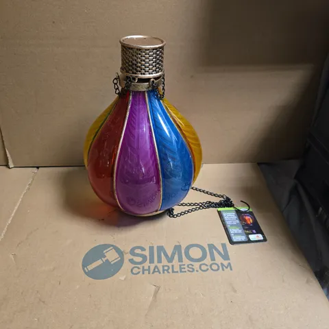 Rainbow Flaming Balloon Arc-en-Ciel Solar-Powered Garden Lantern