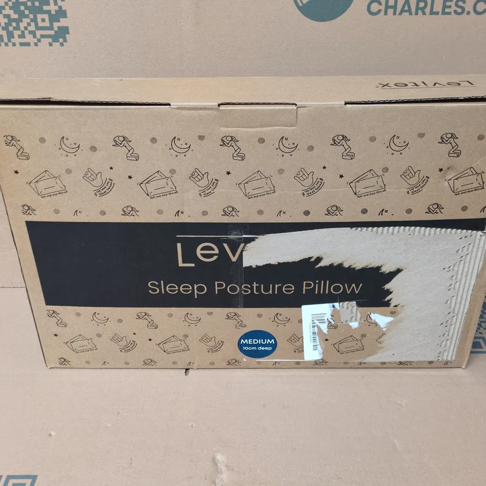 BOXED LEVITEX SLEEP POSTURE PILLOW - MEDIUM 10CM