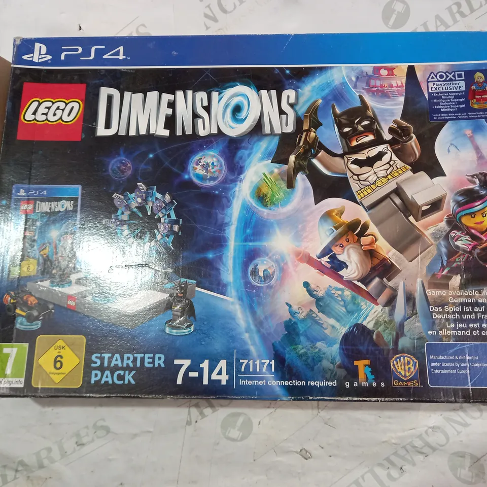 BOXED LEGO DIMENSIONS STARTER PACK FOR PS4