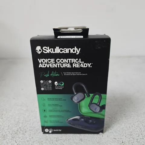 SKULLCANDY PUSH ACTIVE WIRELESS EARBUDS – BLACK/GREEN