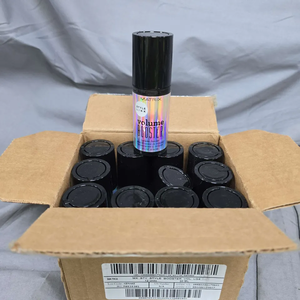 BOX OF 12 MATRIX VOLUME BOOSTERS 30ML