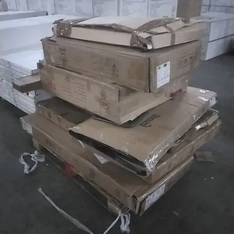 Pallet of assorted, incomplete Furniture parts and pieces 
