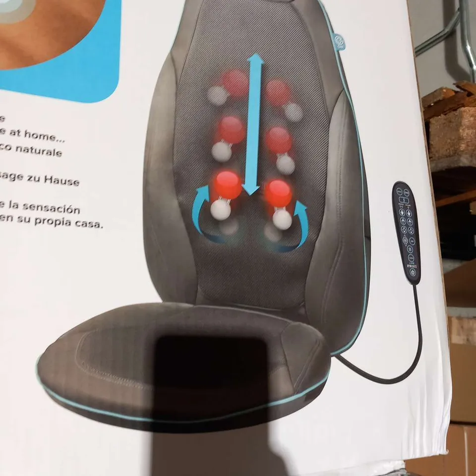 BRAND NEW BOXED HOMEDICS SHIATSU MASSAGER WITH HEAT AND GEL MASSAGE WITH REAL FEEL