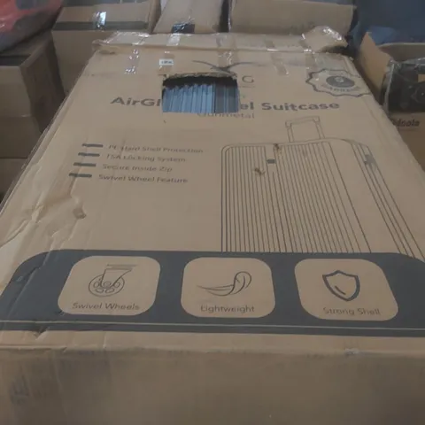 BOXED LUGG TRAVEL SUITCASE