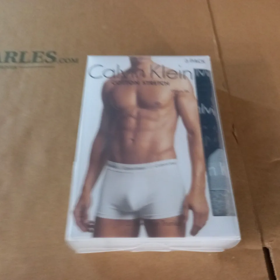CALVIN KLEIN 3-PACK OF TRUNKS - S