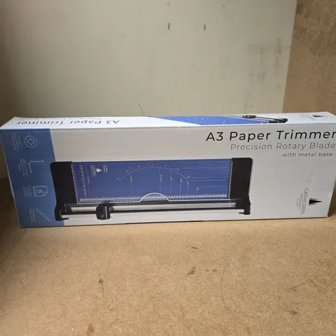 A3 PAPER TRIMMER – PRECISION ROTARY BLADE WITH METAL BASE