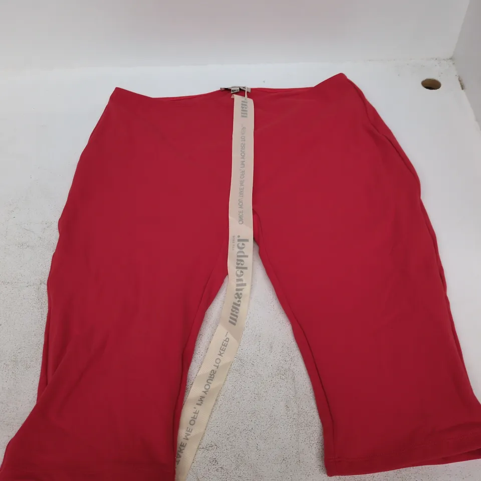 MARSTHELABEL RED WOMEN'S TROUSERS, UK SIZE 14