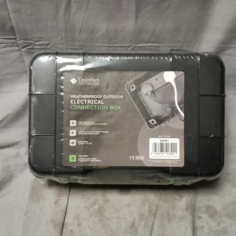SEALED DESIRETECH WEATHERPROOF OUTDOOR ELECTRICAL CONNECTION BOX