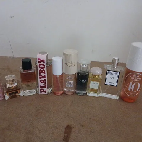 APPROXIMATELY 10 ASSORTED UNBOXED FRAGRANCES