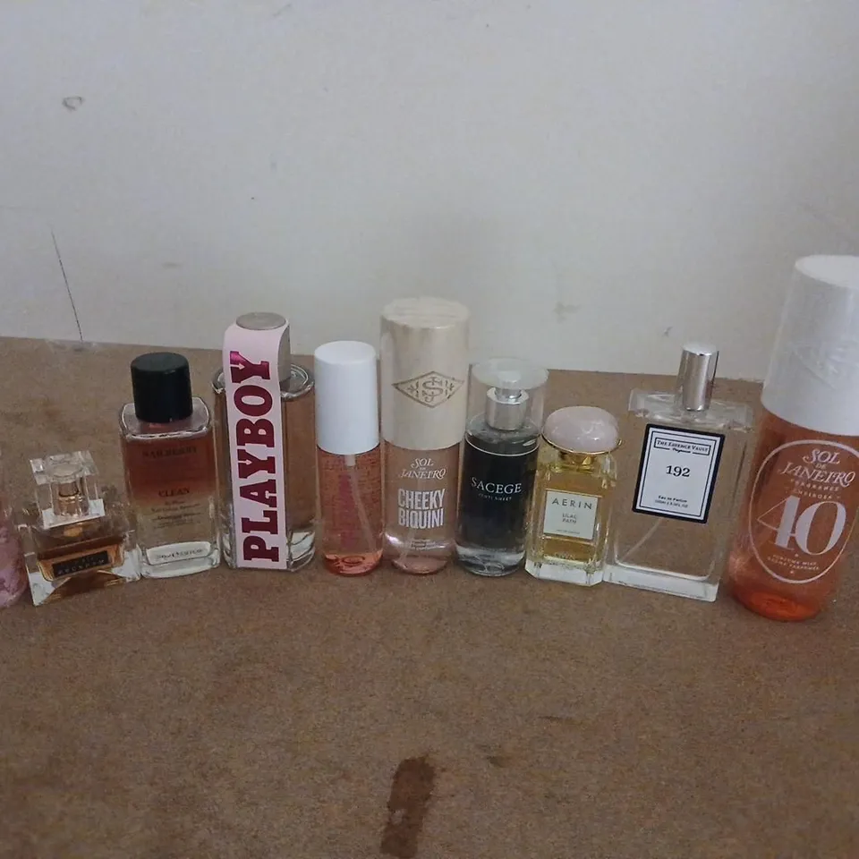 APPROXIMATELY 10 ASSORTED UNBOXED FRAGRANCES