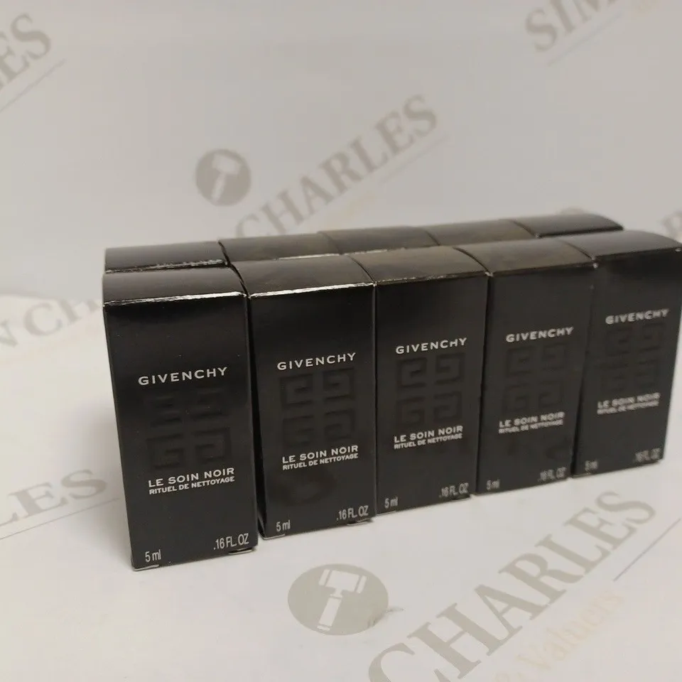 APPROXIMATELY 10 X 5ML GIVENCHY LE SOIN NOIR BEAUTY CREAM SAMPLES 