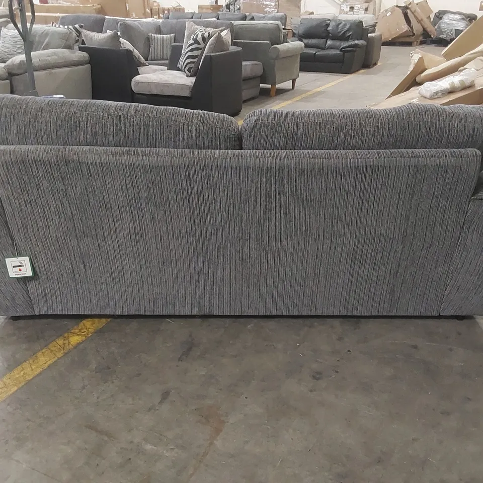 QUALITY DESIGNER MINC FABRIC UPHOLSTERED 3 SEATER SOFA