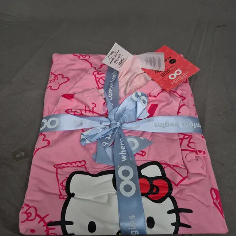 OODIE SLEEP TEE - HELLO KITTY