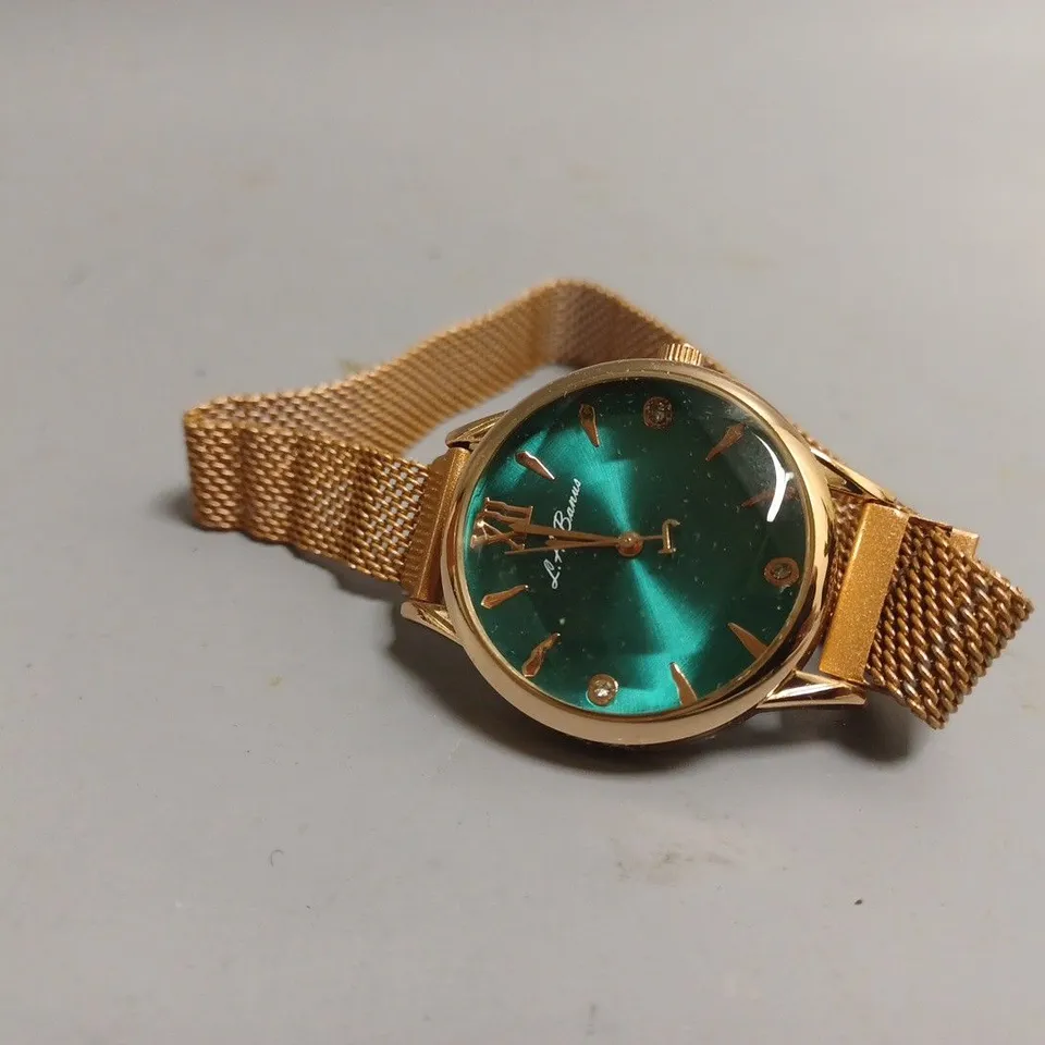 LADIES LA BANUS WATCH – QUARTZ MOVEMENT – METAL STRAP WITH MAGNETIC CLASP – BOX INCLUDED