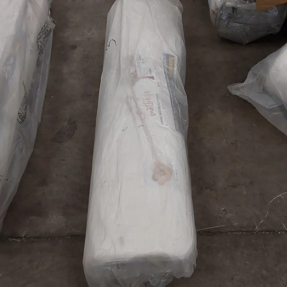 QUALITY BAGGED AND ROLLED 135cm DOUBLE SIZED AIRSPRUNG MATTRESS