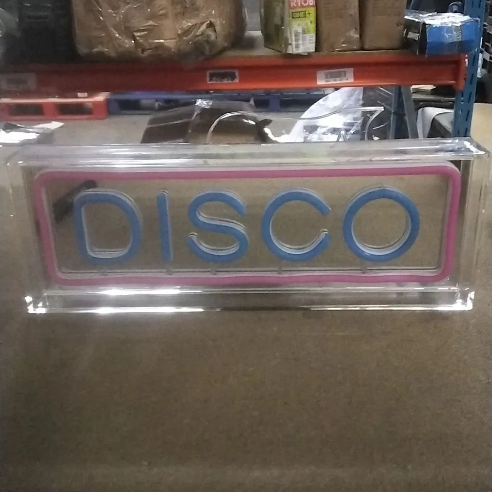 BOXED LED DISCO SIGN 
