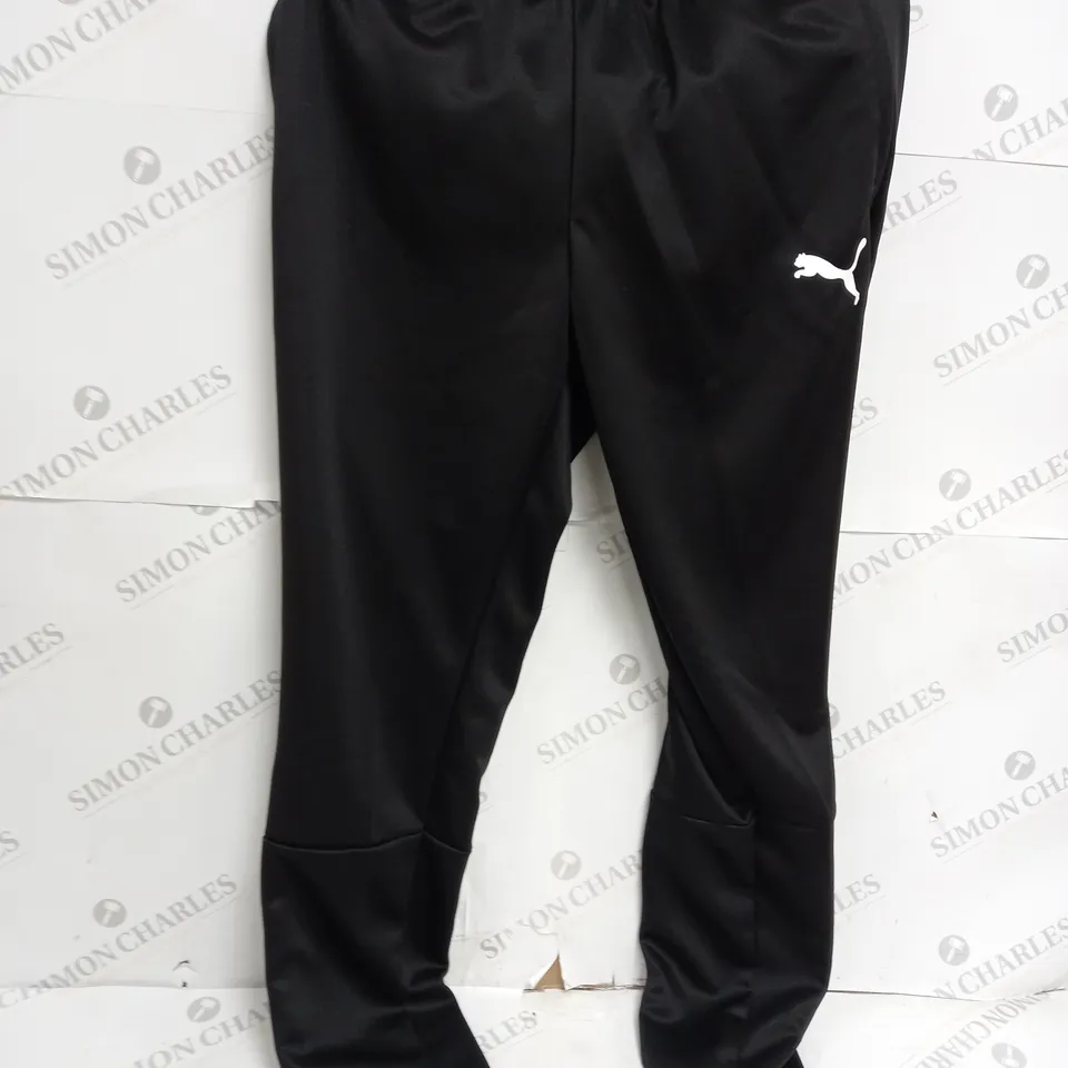 PUMA BLACK SPORTS TROUSERS SIZE M 