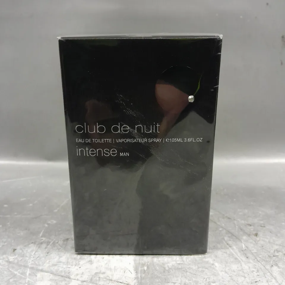 BOXED AND SEALED CLUB DE NUIT EAU DE TOILETTE INTENSE MAN 105ML