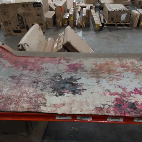 LUNA MULTICOLOURED SPLATTER EFFECT RUG // SIZE: 80 X 300cm
