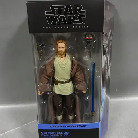 BOXED AND SEALED STAR WARS: OBI-WAN KENOBI THE BLACK SERIES OBI-WAN KENOBI (WANDERING JEDI) FIGURINE