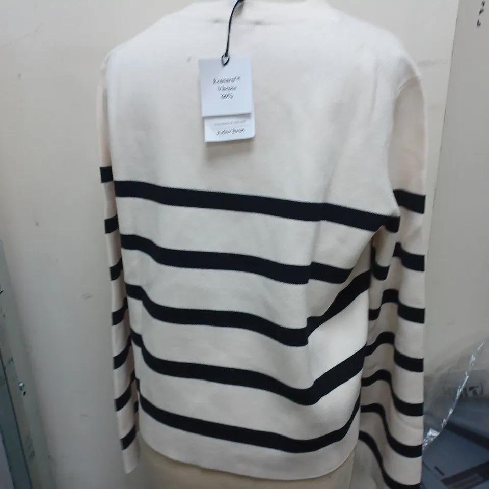 STOCKHOLM ATELIER STRIPED CROPPED TOP - SIZE SMALL