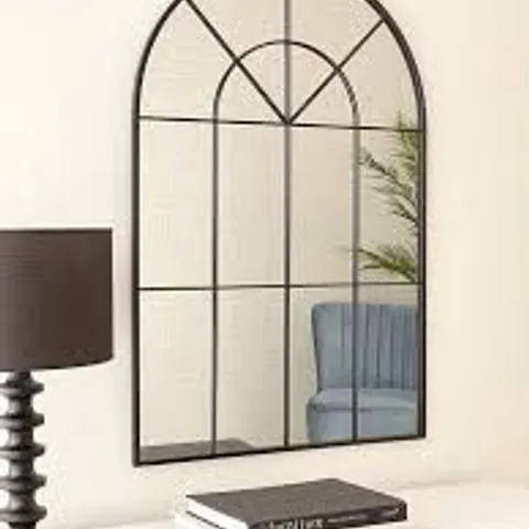 BOXED ARCHED WINDOW PANE MIRROR – 60 X 90cm (1 BOX)