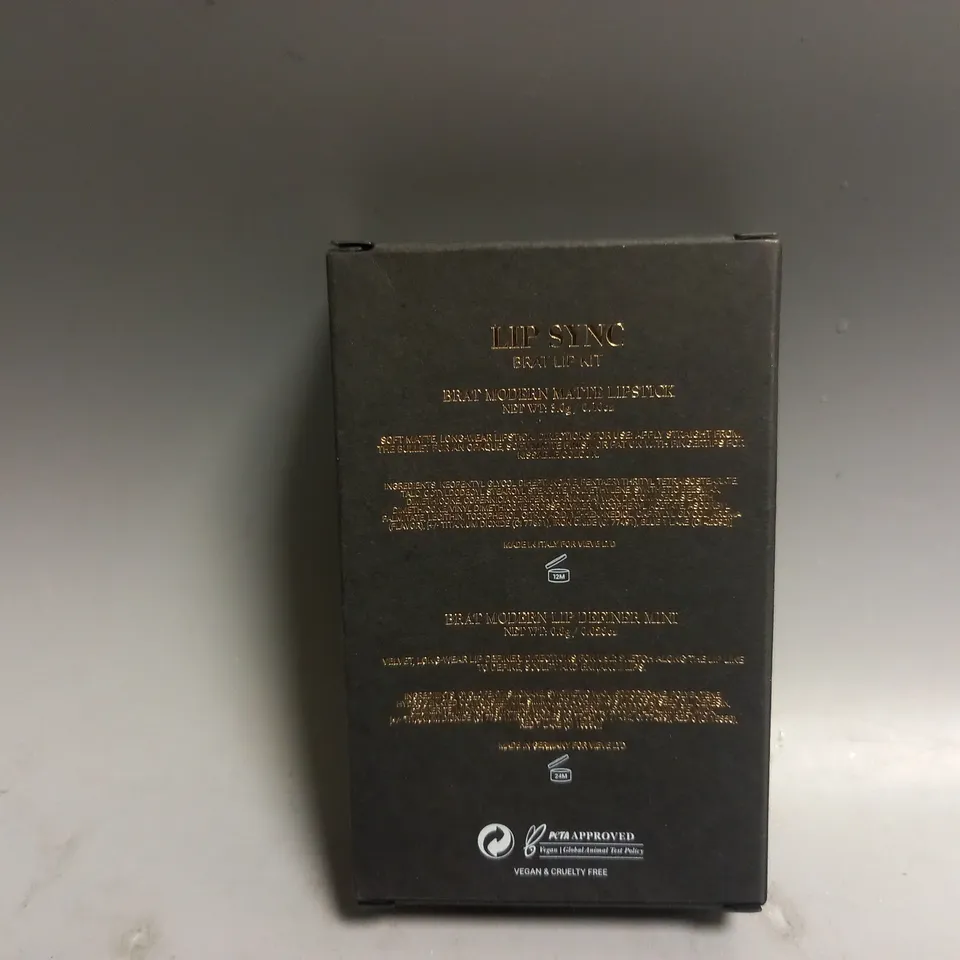 BOXED VIEVE LIP SYNC BRAT LIP KIT 
