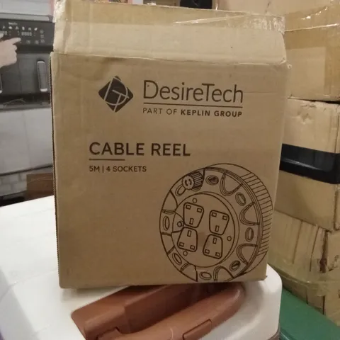 KEPLIN 5M 4 SOCKETS CABLE REEL