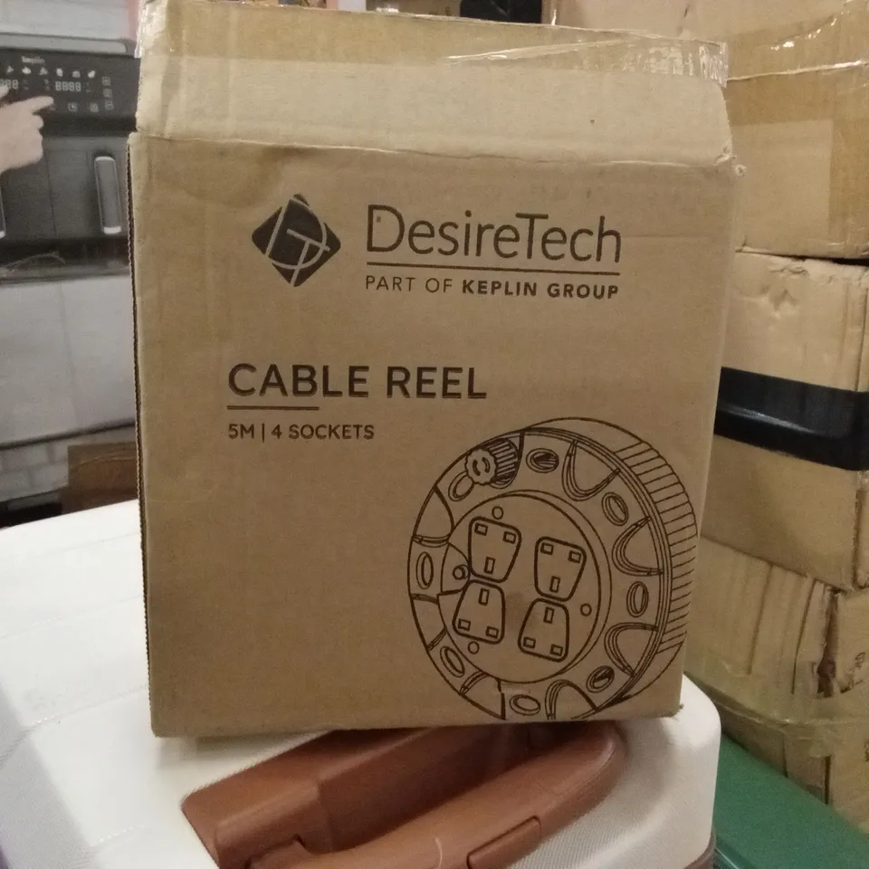 KEPLIN 5M 4 SOCKETS CABLE REEL