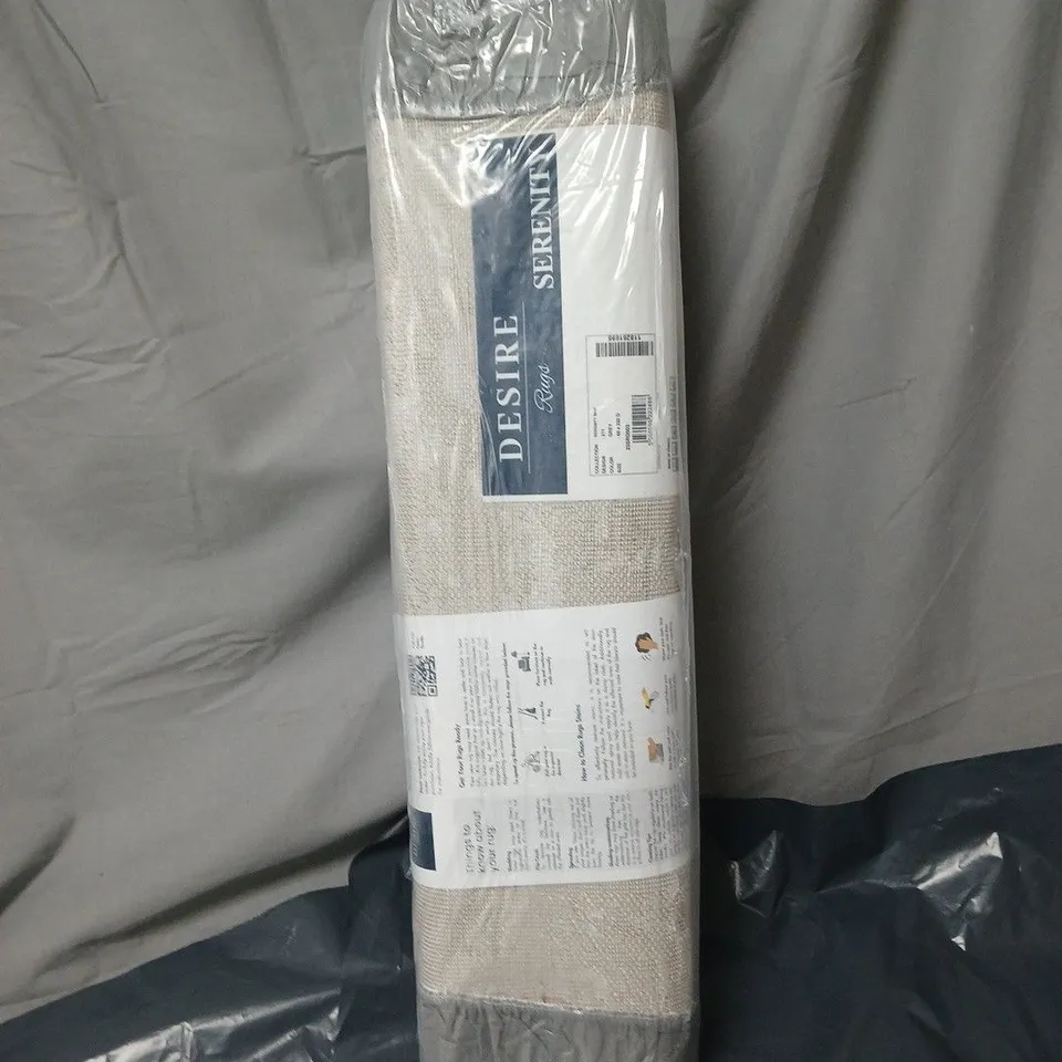 DESIRE RUGS SERENITY GREY RUG, DESIGN 211, 60 X 220 CM