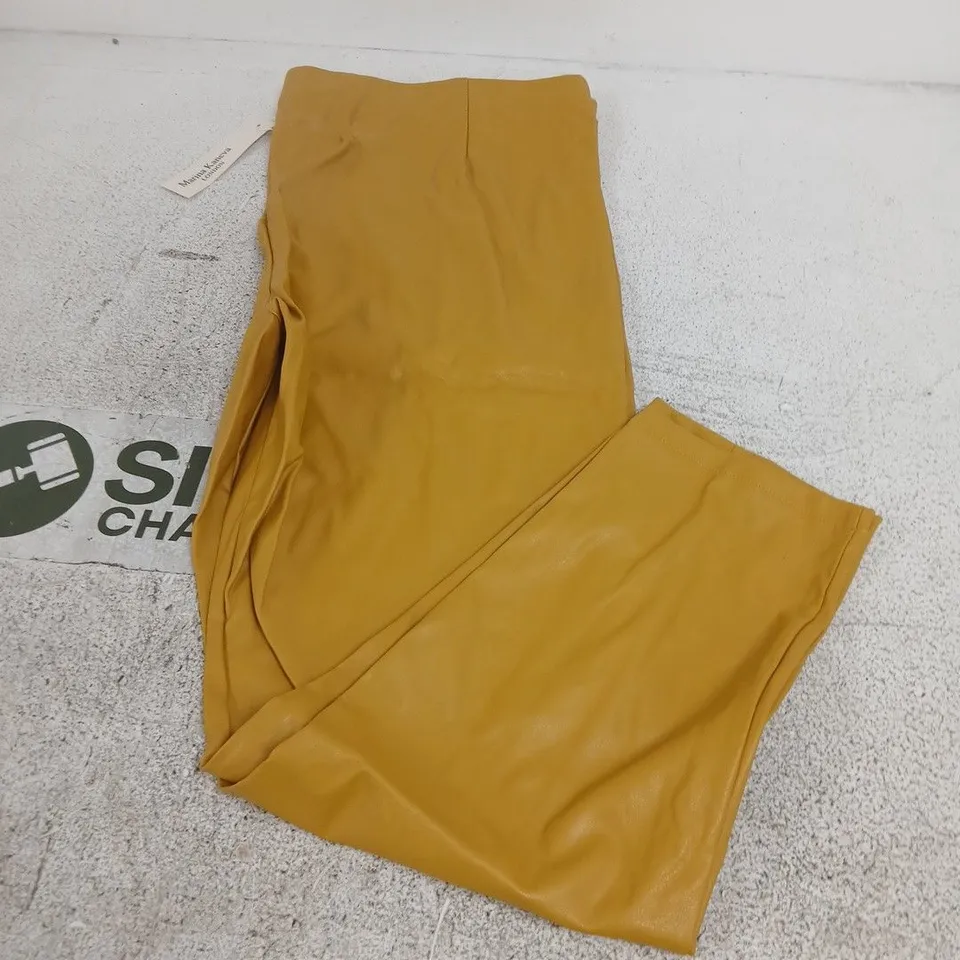 MARINA KANEVA LONDON MUSTARD-YELLOW WOMEN'S GARMENT UK 20