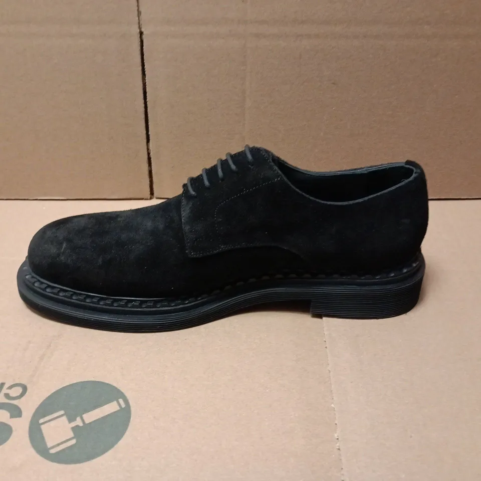 DOLCE & GABBANA BLACK SUEDE DERBY SHOES – MEN'S, SIZE 10